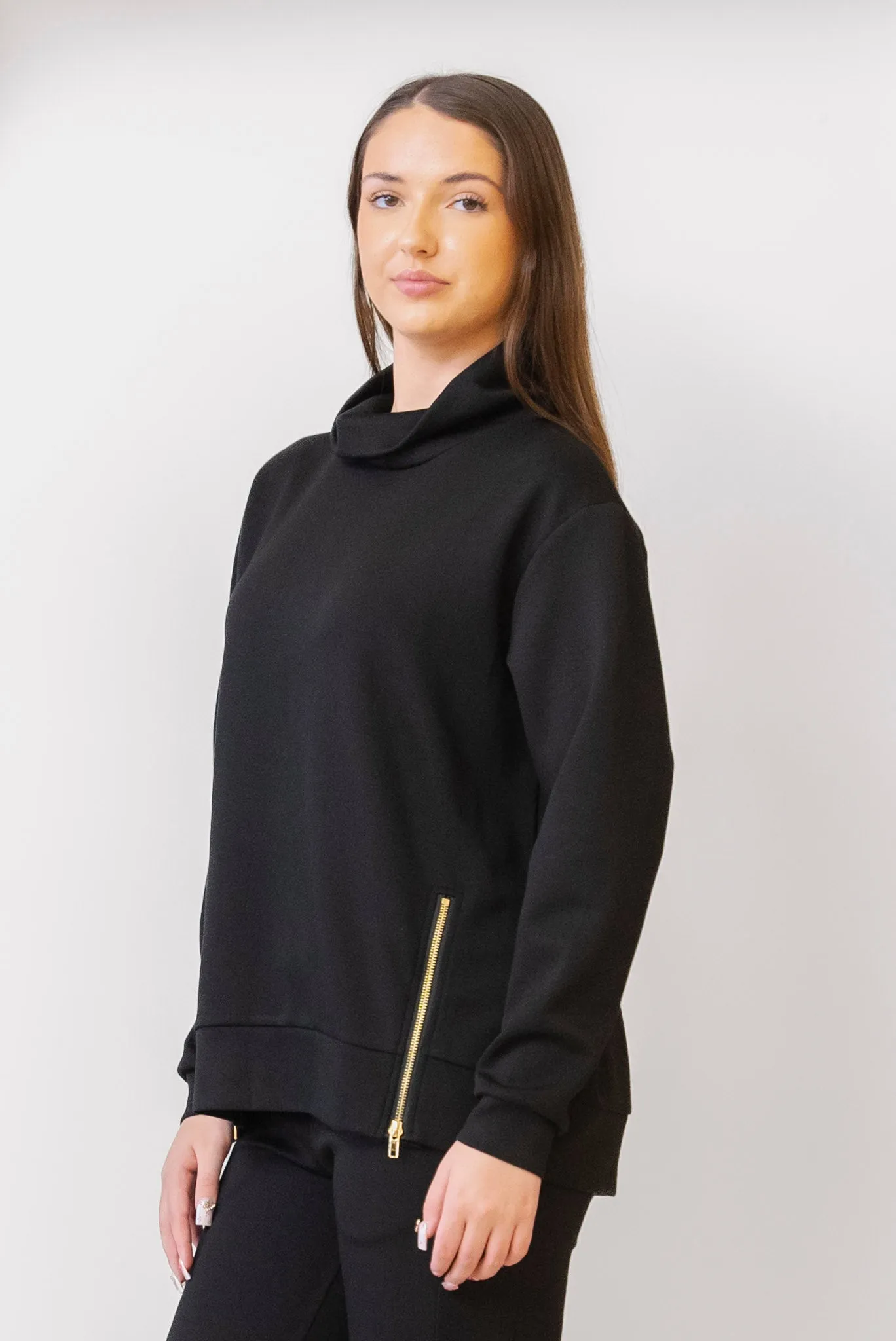 P. CILL Mock Neck Sweatshirt