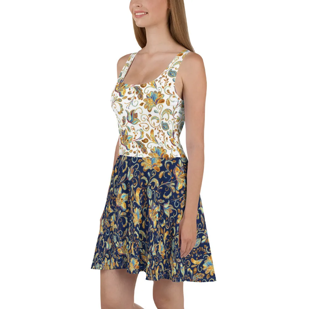Paisley Flowers - Skater Dress