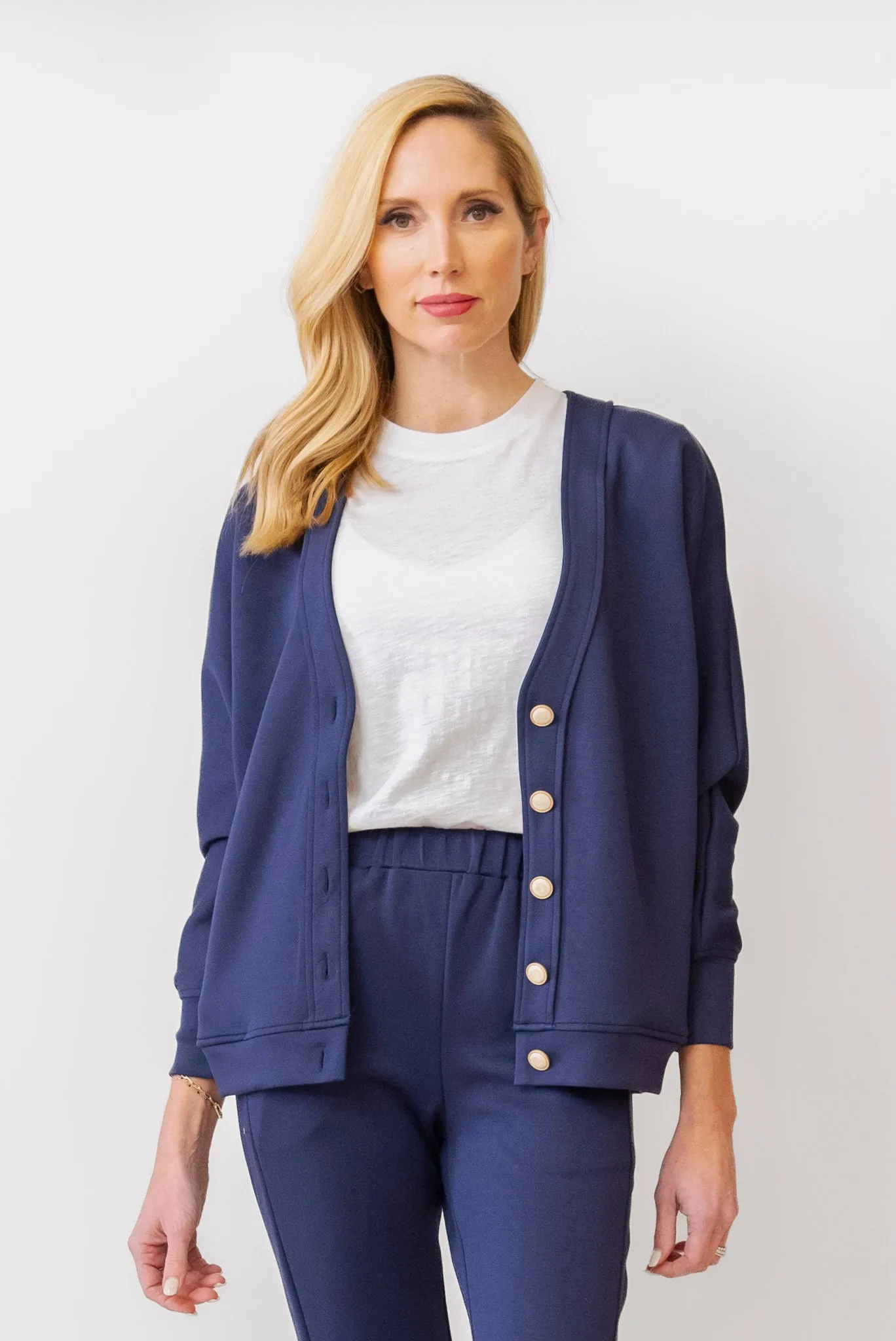 P.CILL Novelty Pearl Button Cardigan