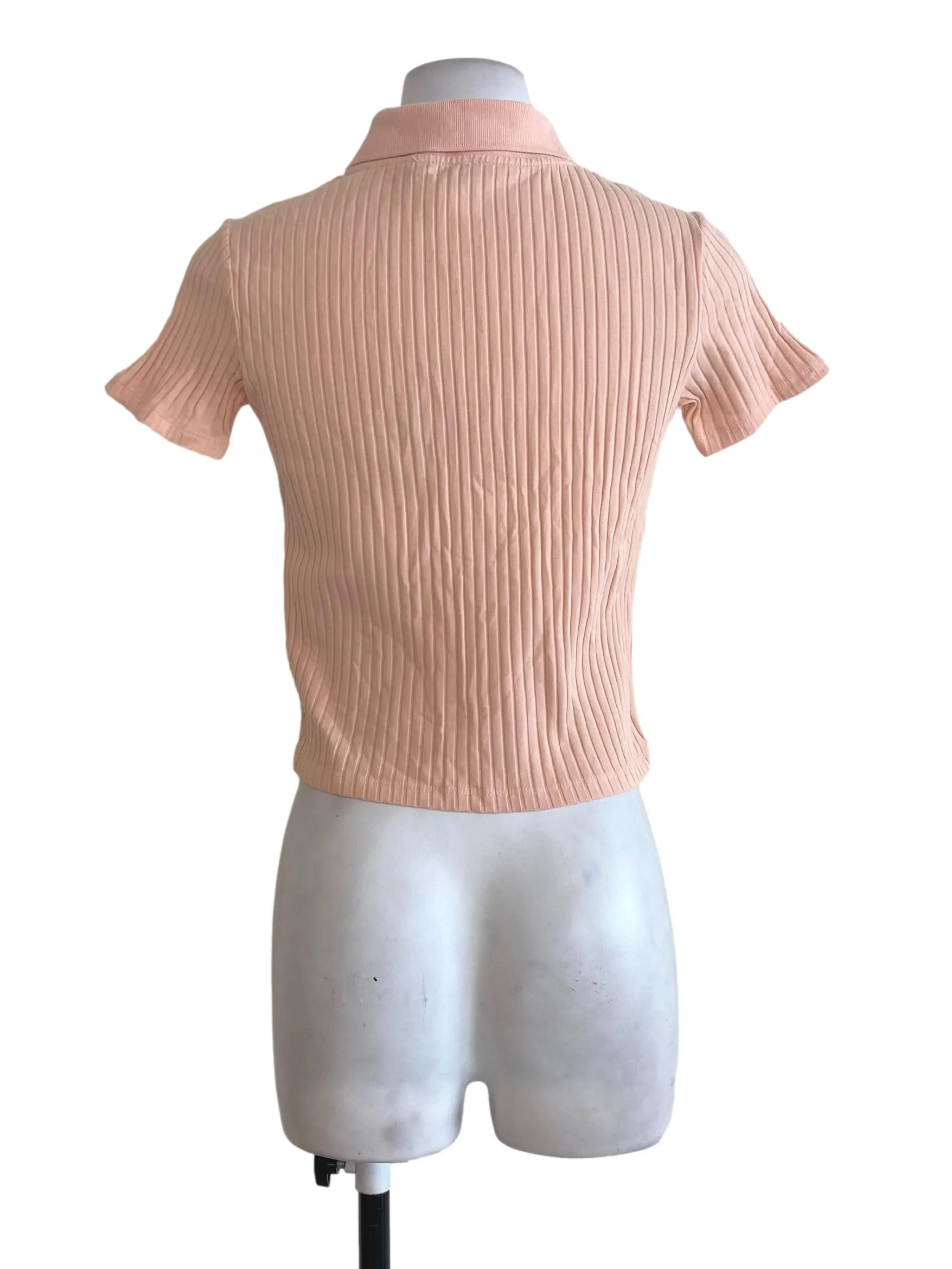 Peach Knit Blouse