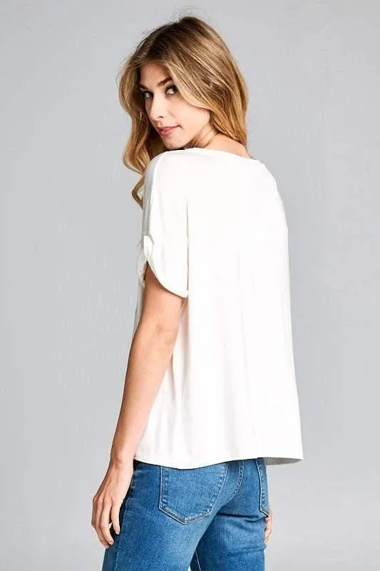 Peachy Cotton Tee