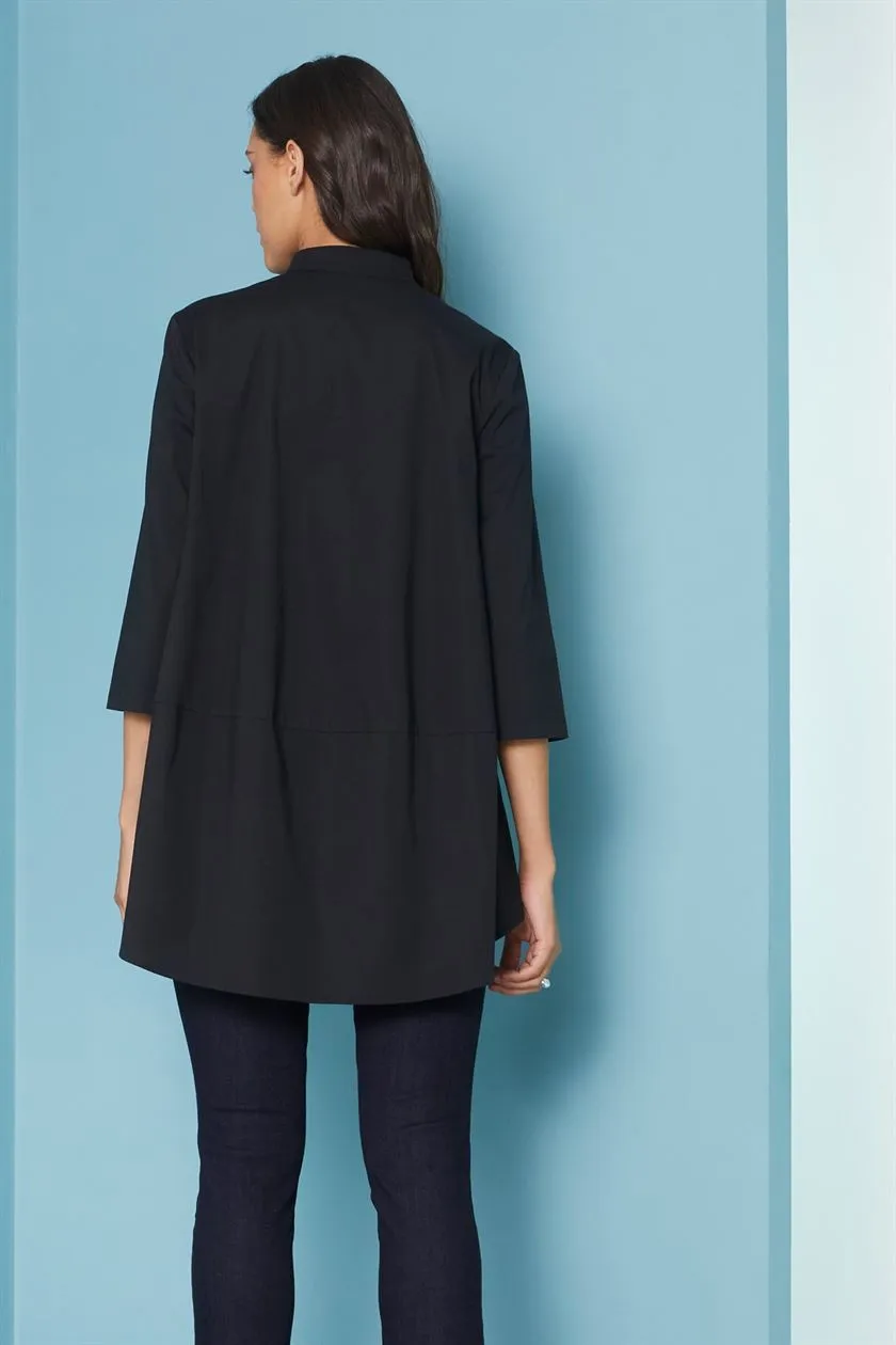 Perona   I   Womenshirts & Tops-Tops-Valarie-Pwa-Fv21-602-Black  AS7979