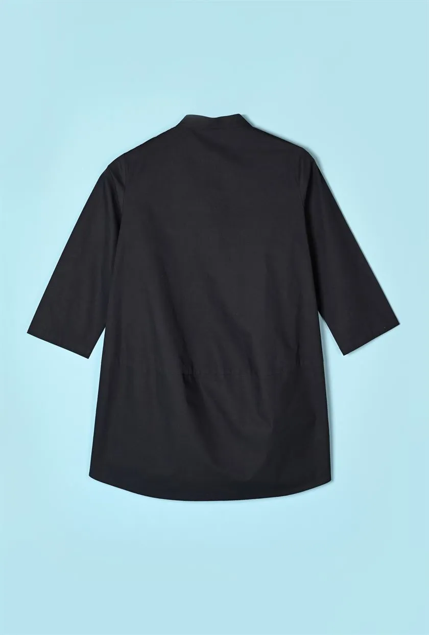 Perona   I   Womenshirts & Tops-Tops-Valarie-Pwa-Fv21-602-Black  AS7979