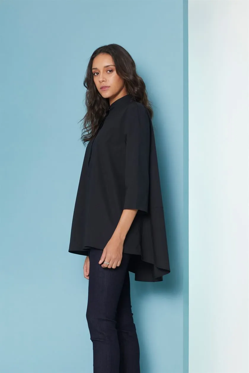 Perona   I   Womenshirts & Tops-Tops-Valarie-Pwa-Fv21-602-Black  AS7979