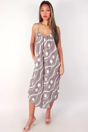 PIKAKE PLUMERIA NO WAIST JUMPSUIT