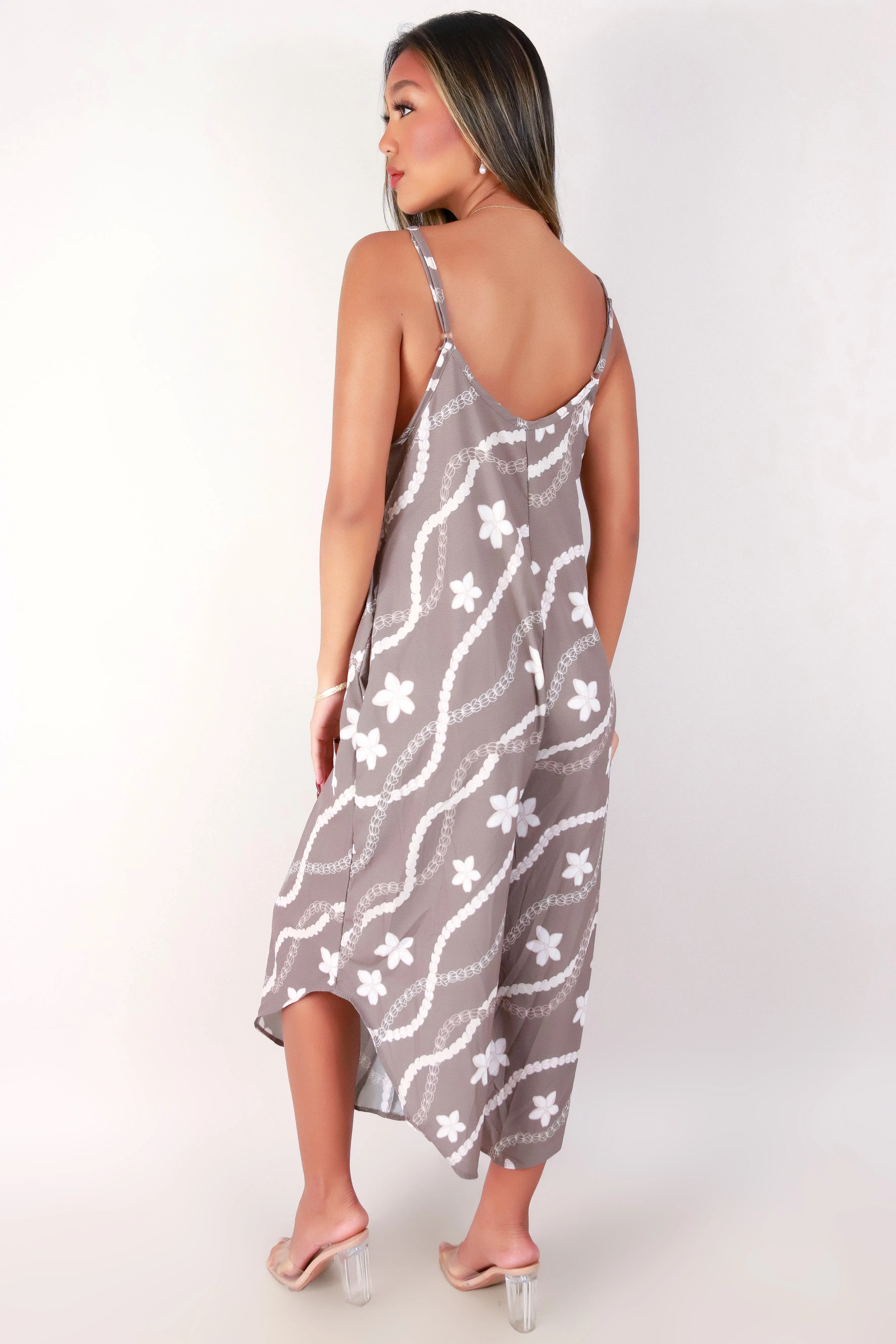 PIKAKE PLUMERIA NO WAIST JUMPSUIT