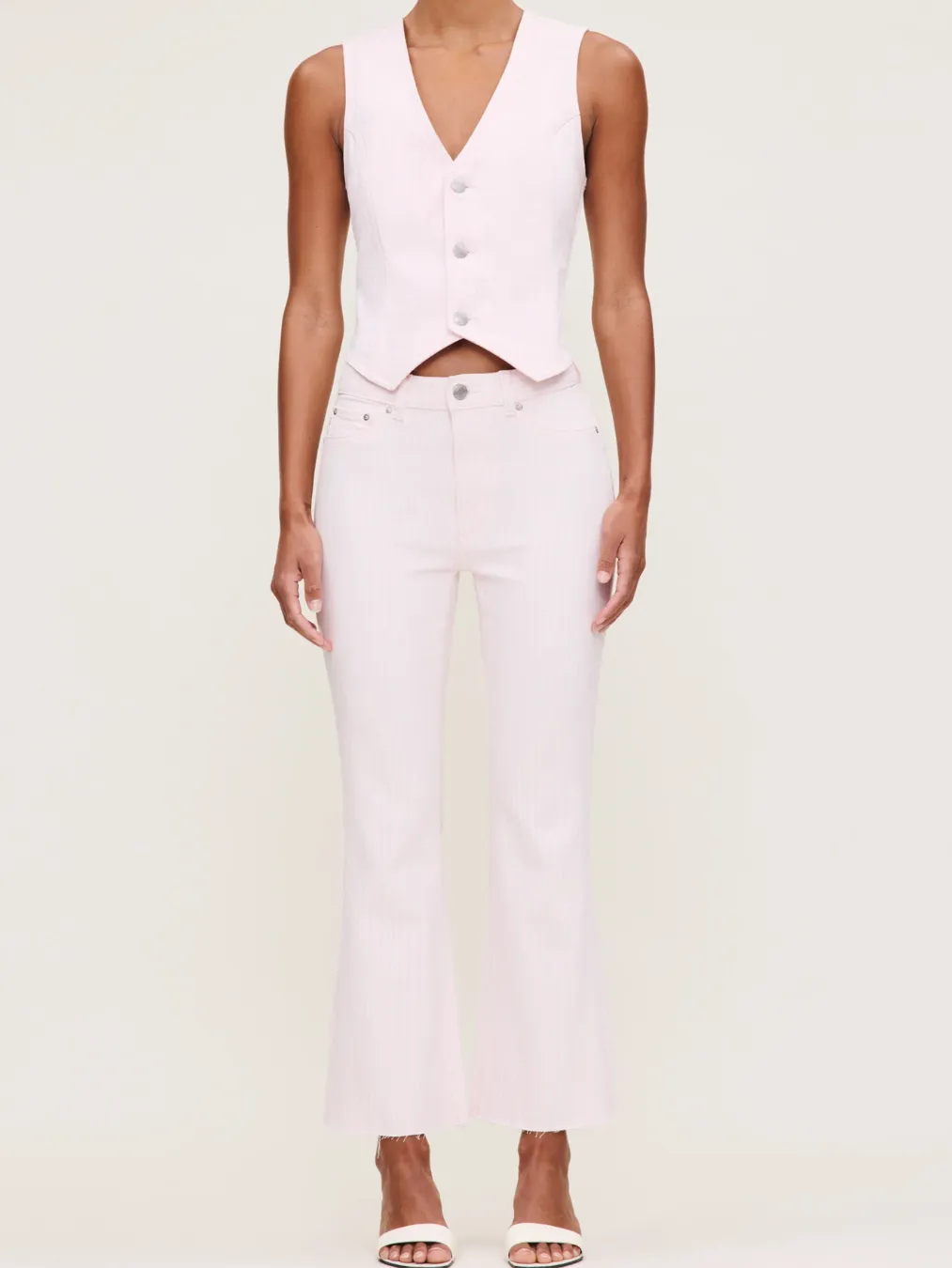 Pink Stripe Vest