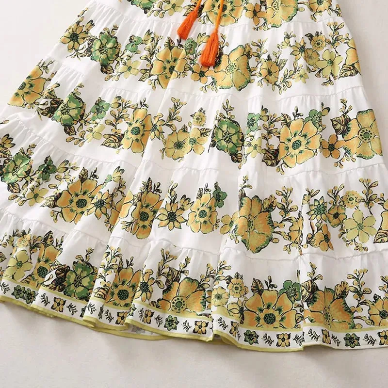 Pleated A-Line Dresses