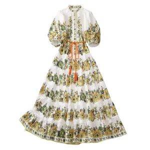 Pleated A-Line Dresses