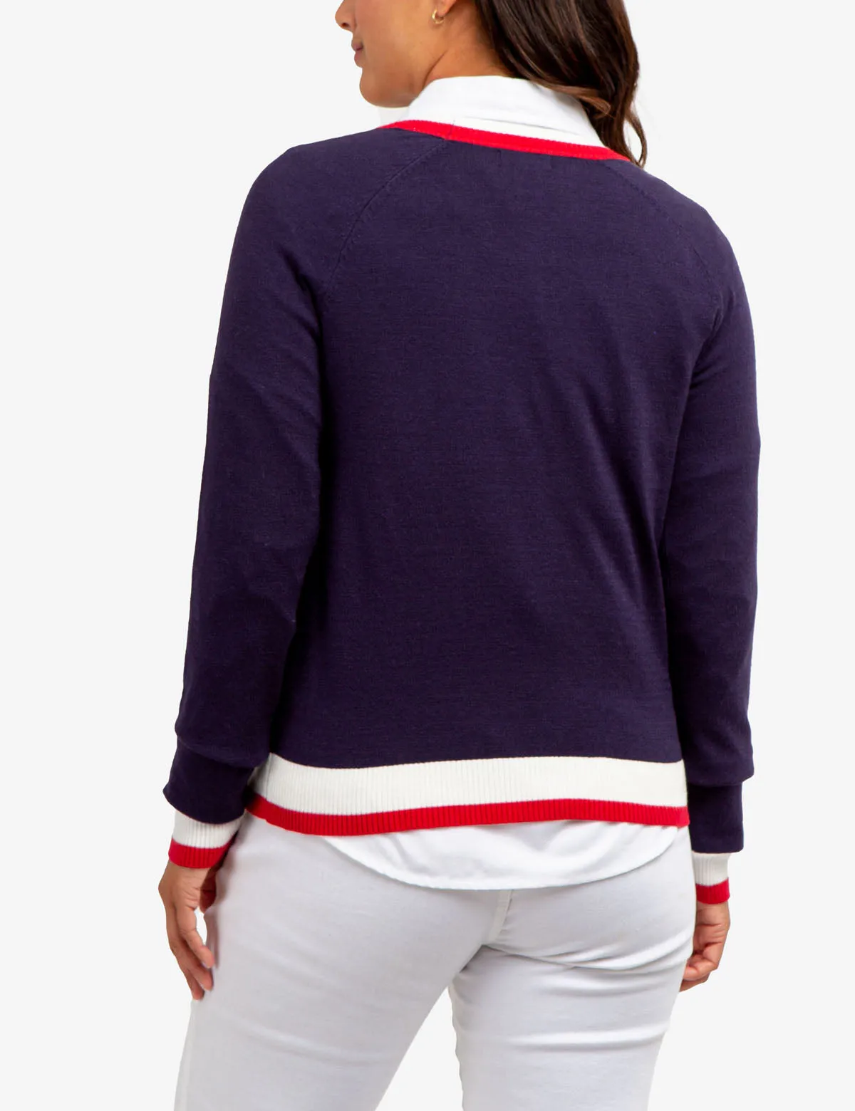 RAGLAN SLEEVE CREW NECK SWEATER