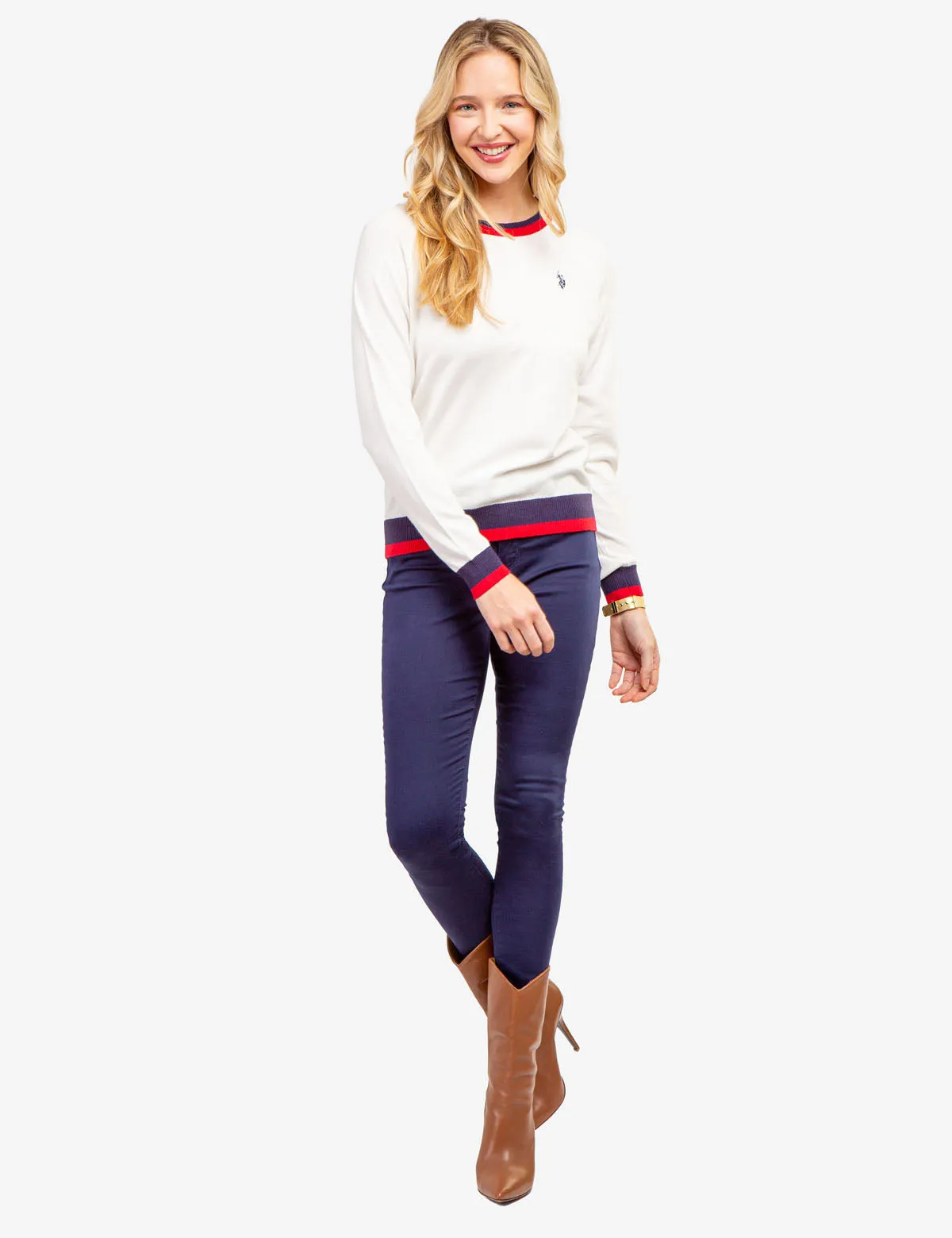 RAGLAN SLEEVE CREW NECK SWEATER