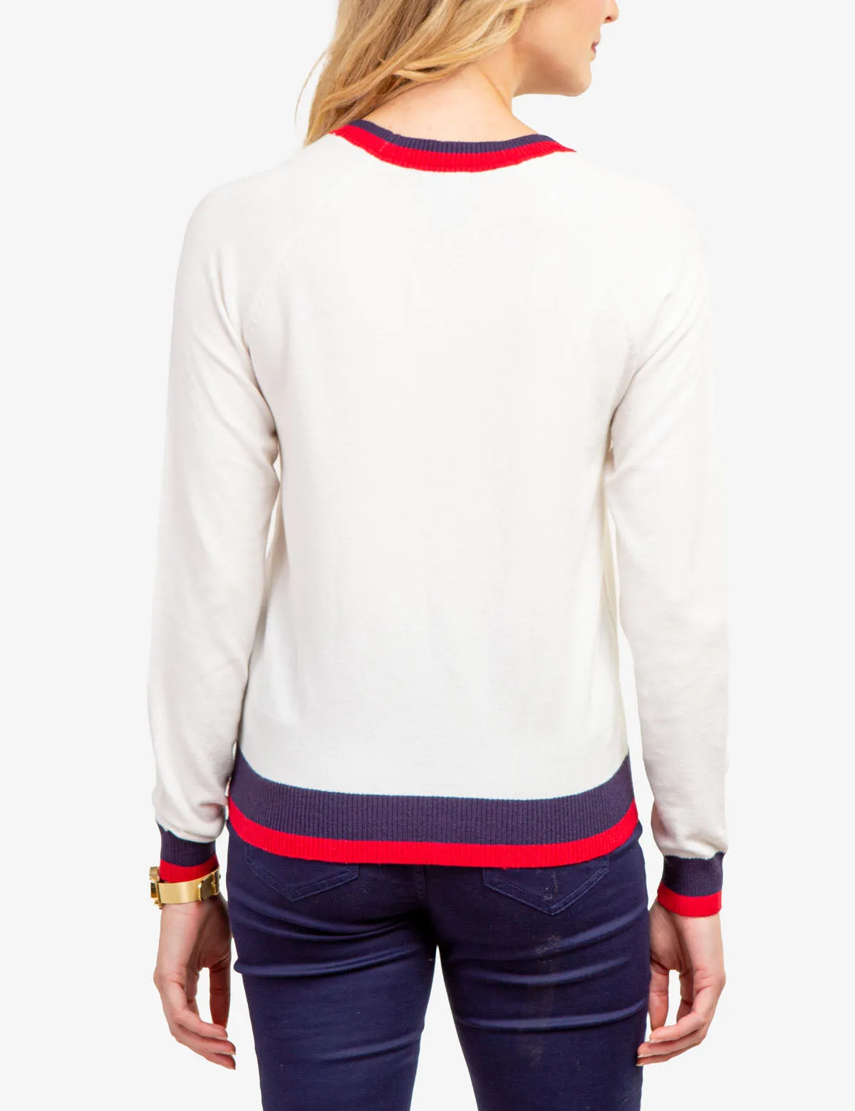 RAGLAN SLEEVE CREW NECK SWEATER