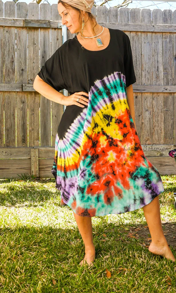 Rainbow Bloom Dress