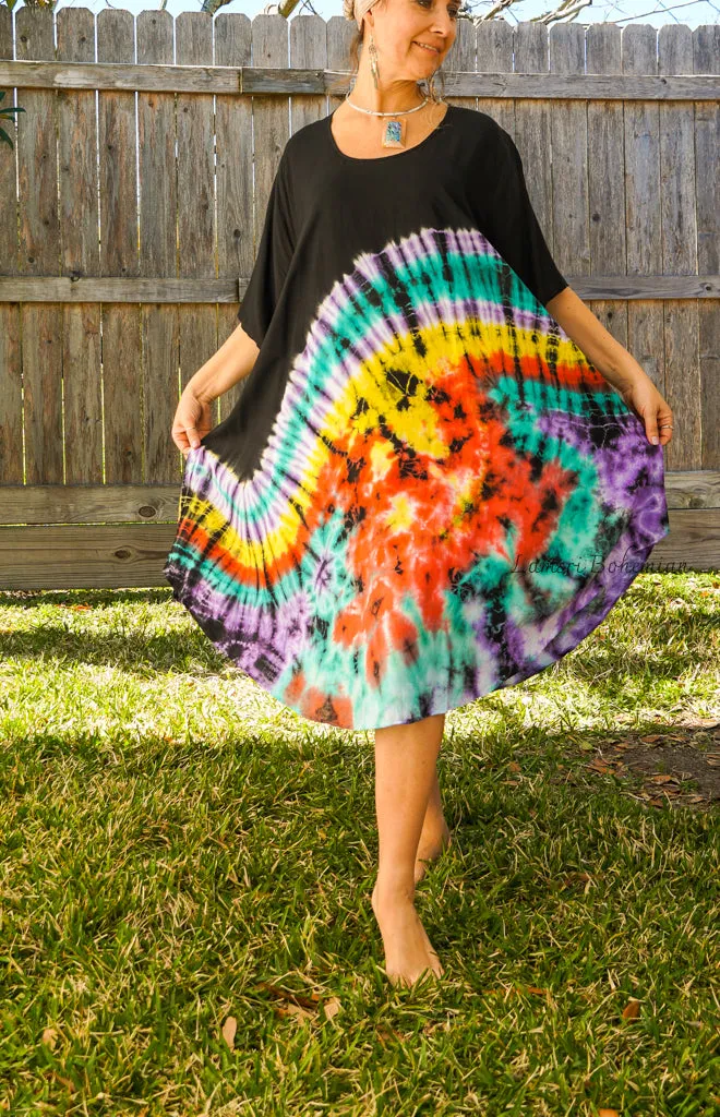 Rainbow Bloom Dress
