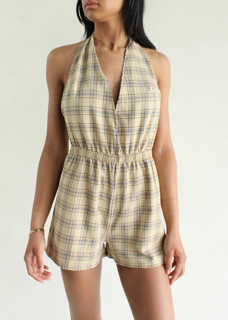 RCYCLD Flannel Romper