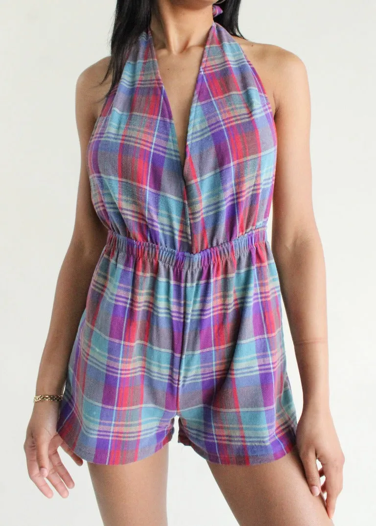 RCYCLD Flannel Romper