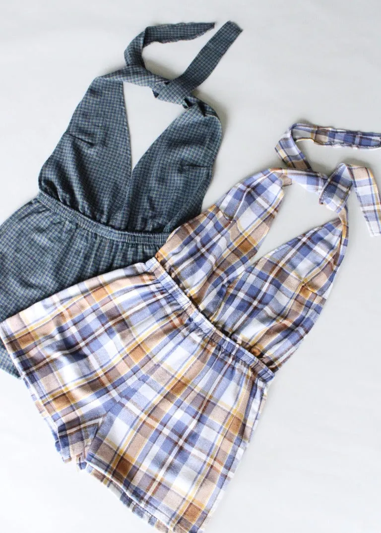 RCYCLD Flannel Romper