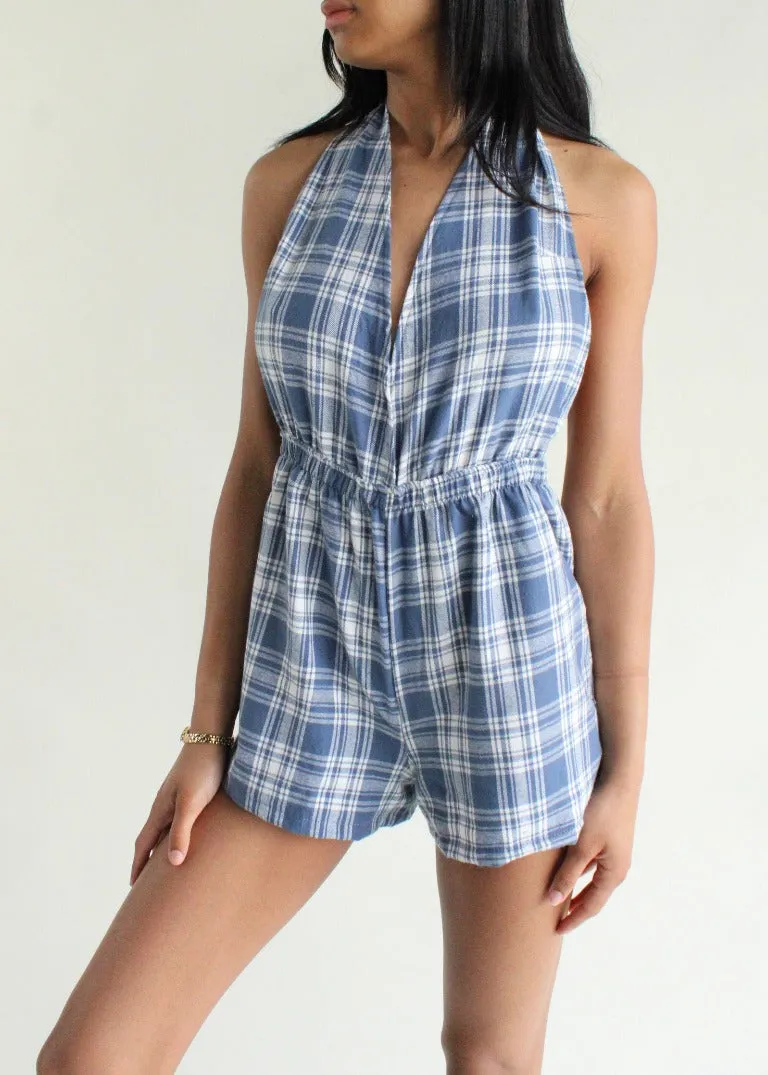 RCYCLD Flannel Romper