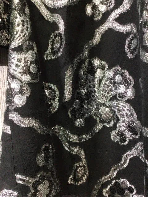 Rebecca Taylor Metallic Blouse Size 4