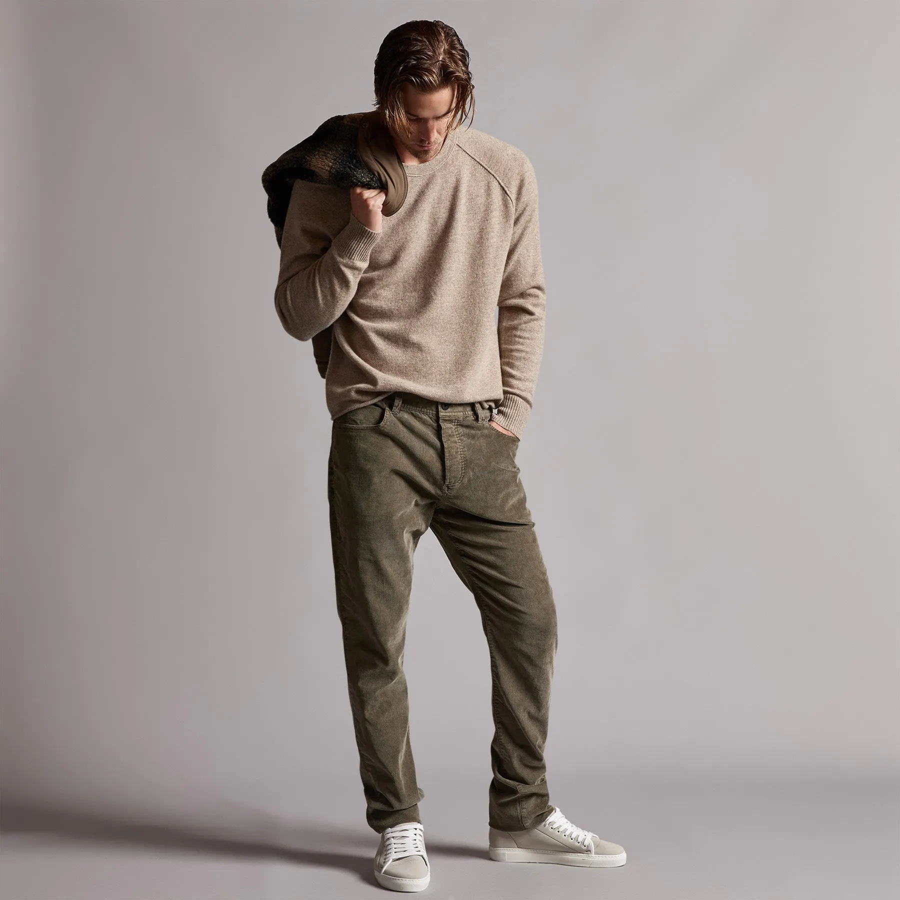 Recycled Cashmere Raglan - Coyote