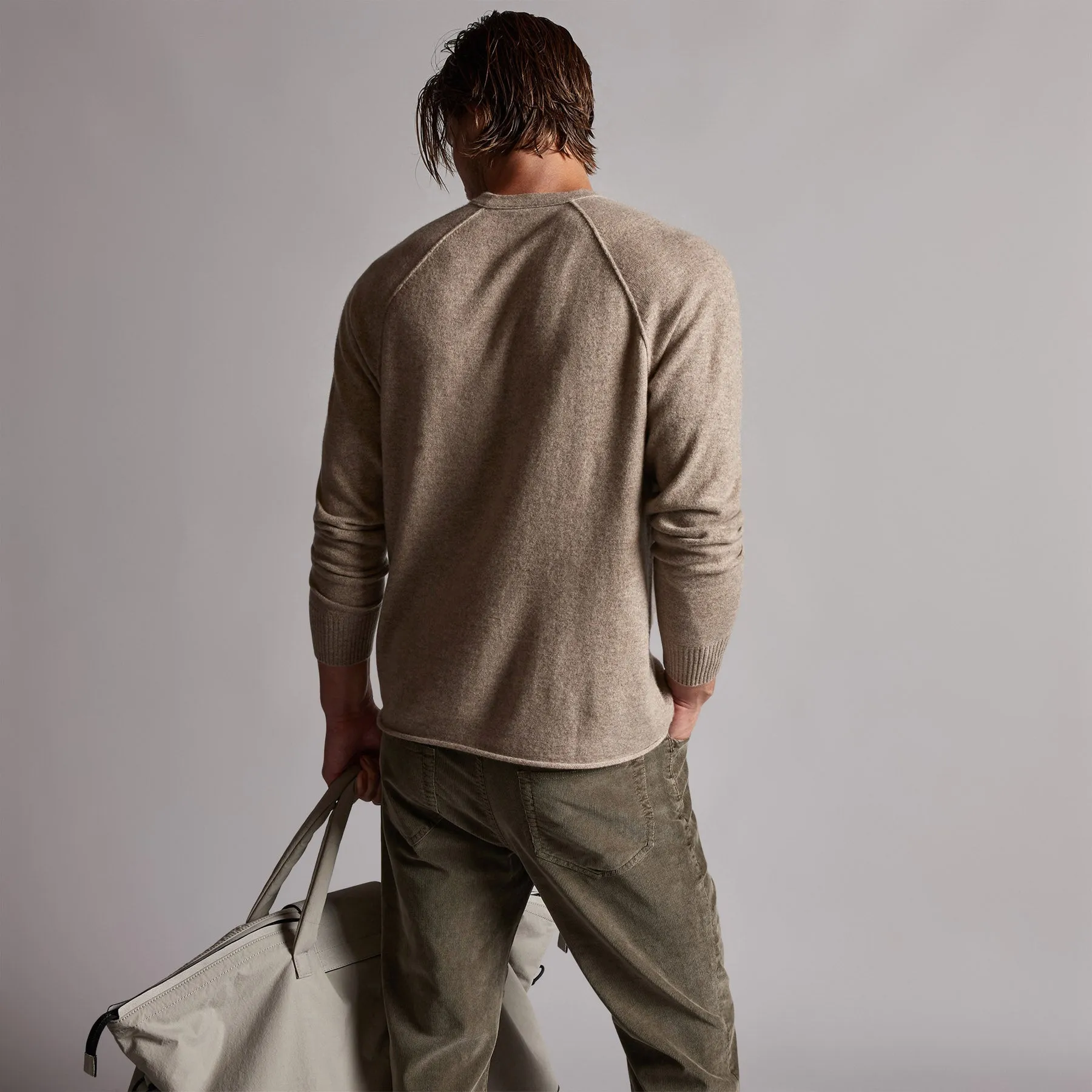 Recycled Cashmere Raglan - Coyote