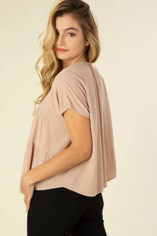 Ryal A line tiered blouse