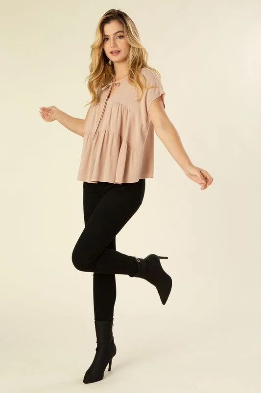 Ryal A line tiered blouse