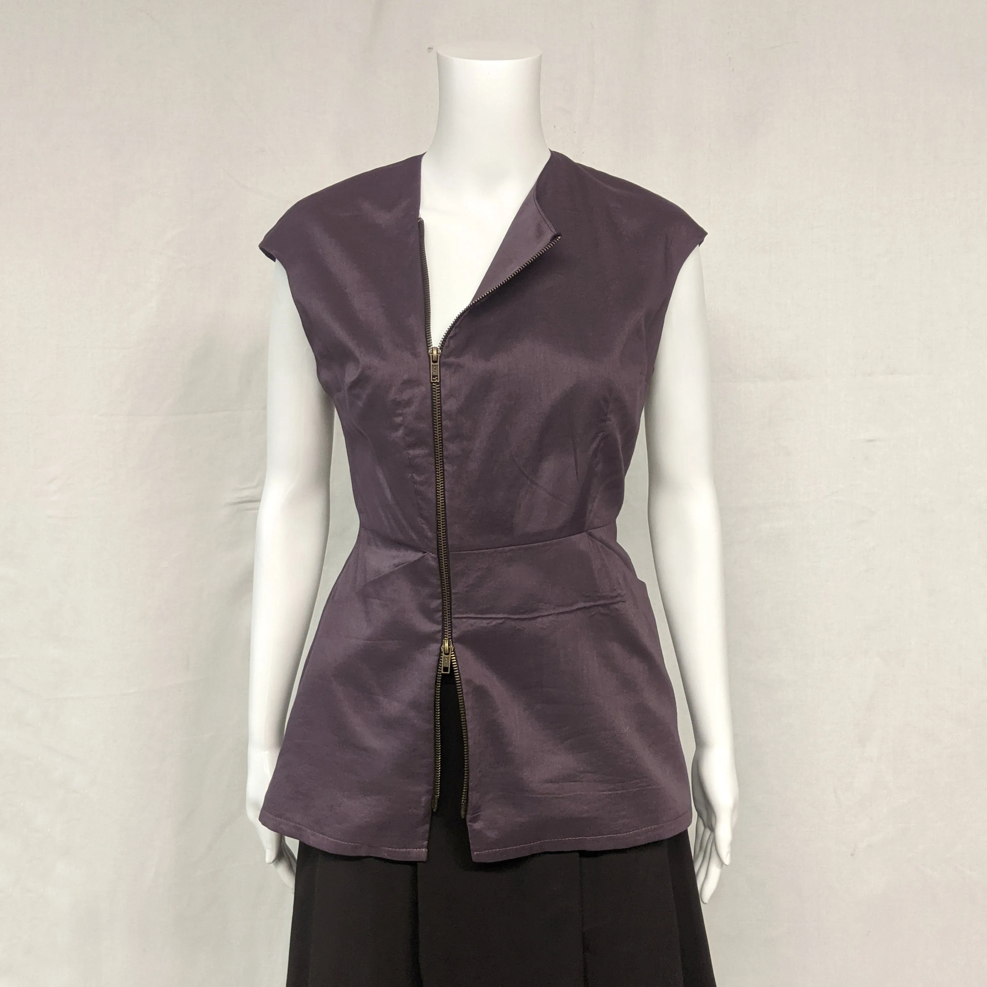 SALE! Ferrier Top in Eggplant by Kim Schalk
