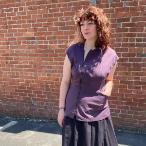 SALE! Ferrier Top in Eggplant by Kim Schalk