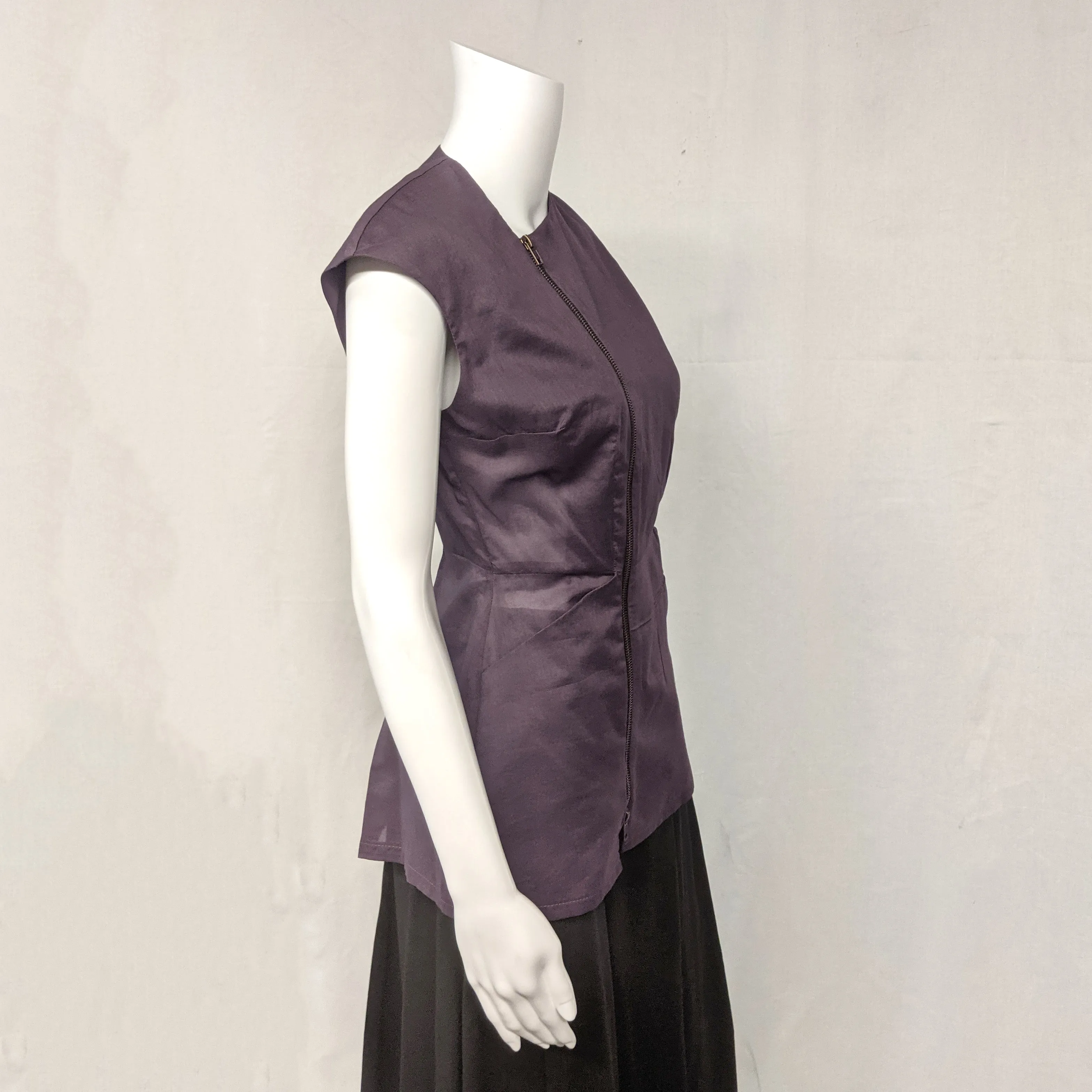 SALE! Ferrier Top in Eggplant by Kim Schalk