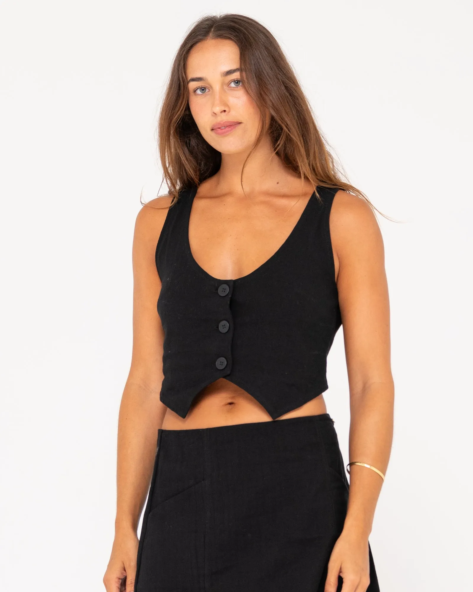 Sicily Cropped Vest