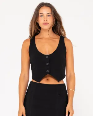 Sicily Cropped Vest