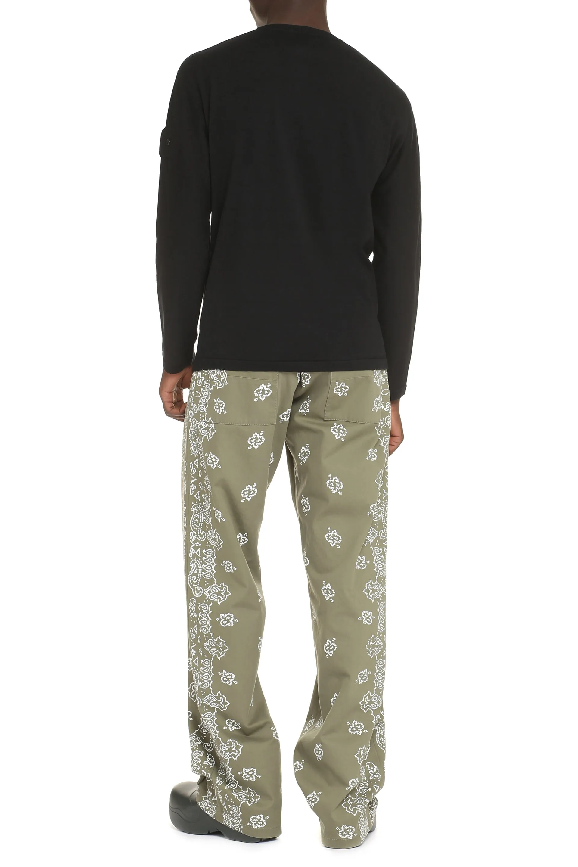 Silk and cotton blend sweater