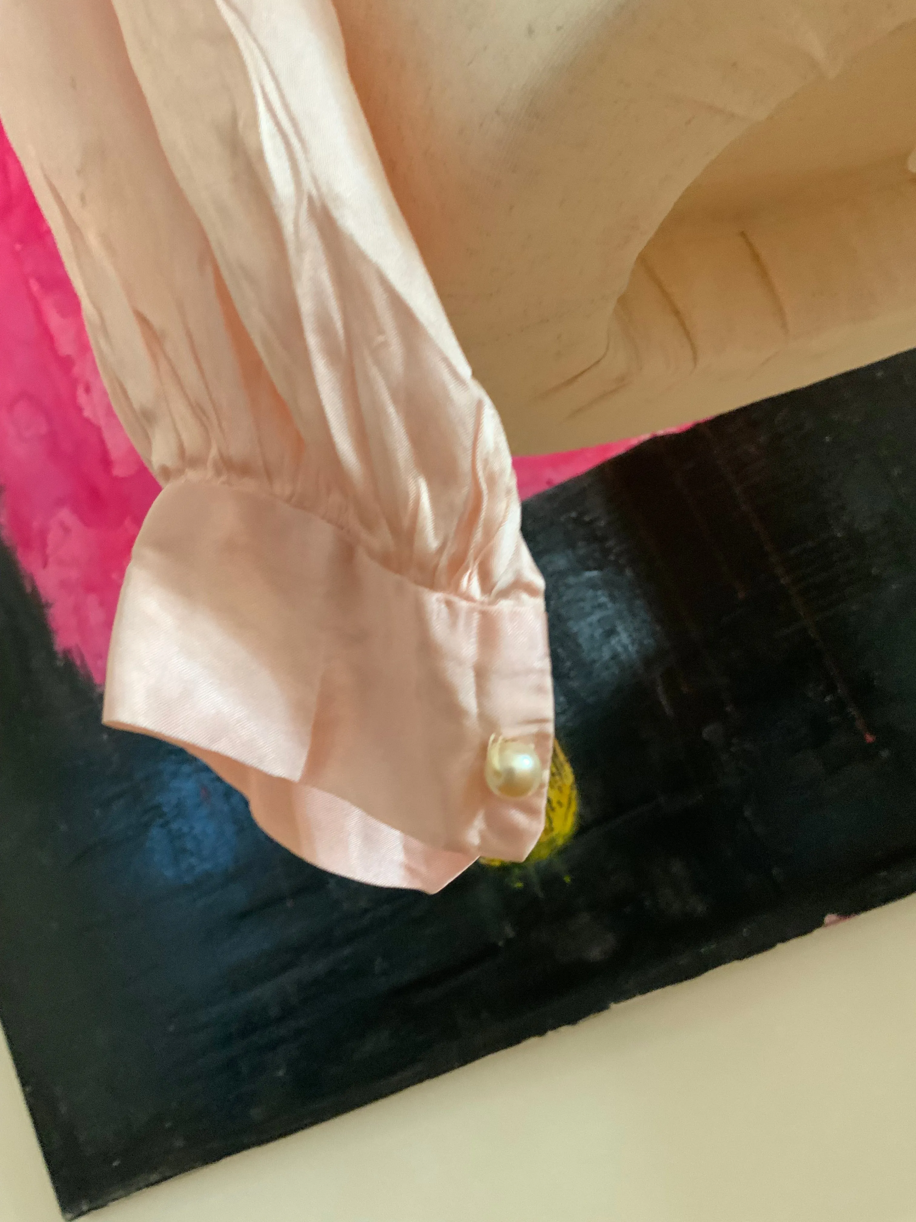 Silk Bed Jacket - 60s - 60A