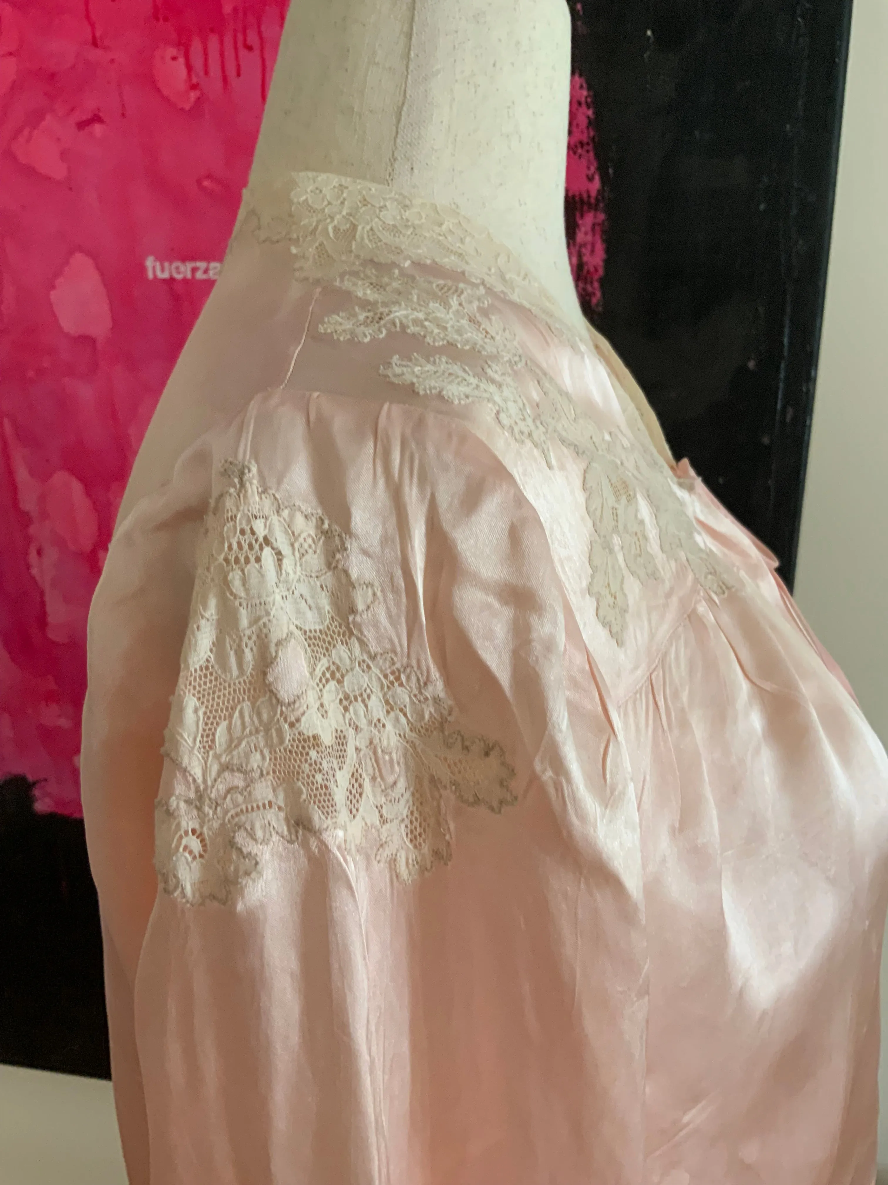 Silk Bed Jacket - 60s - 60A