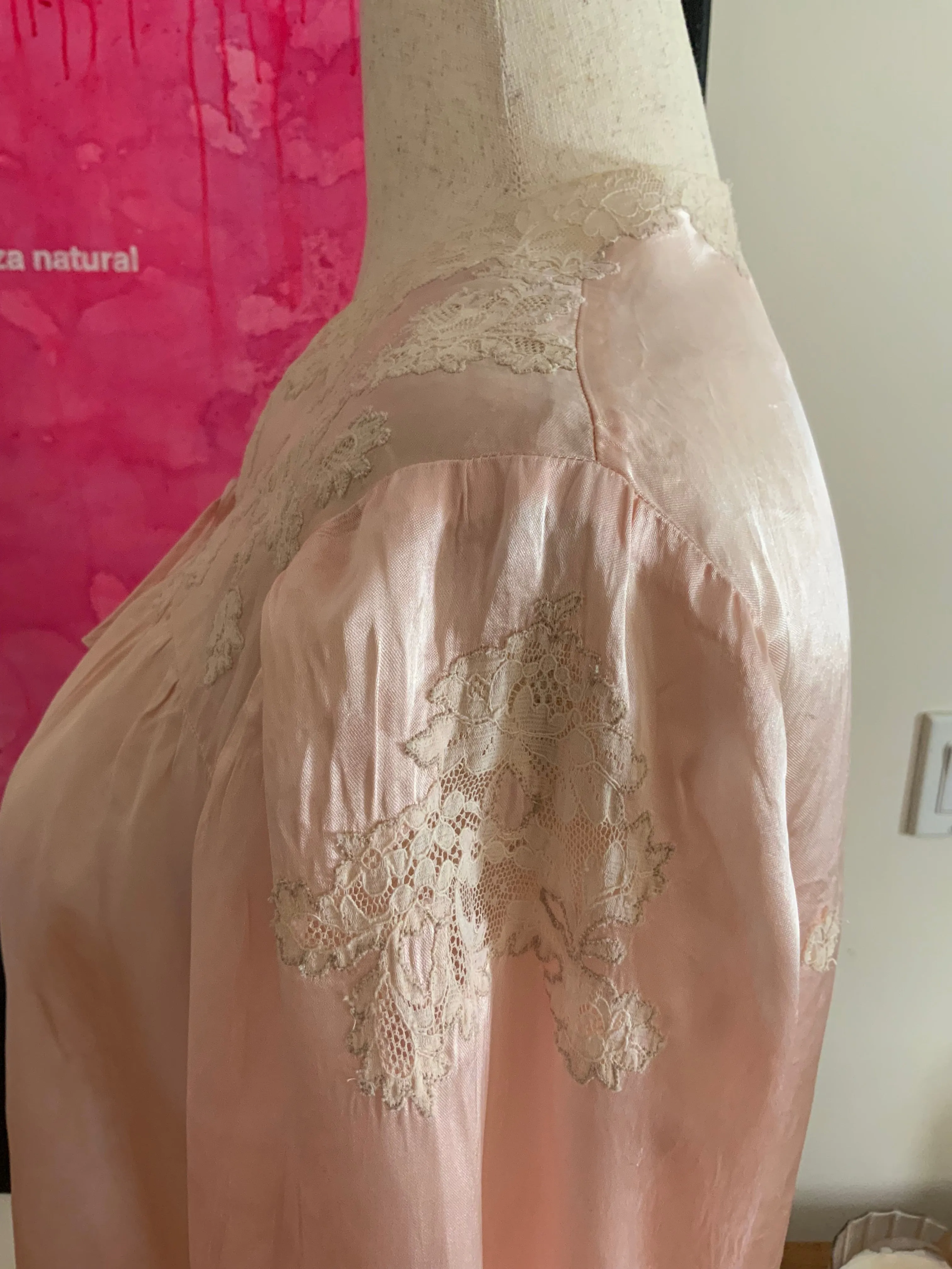 Silk Bed Jacket - 60s - 60A