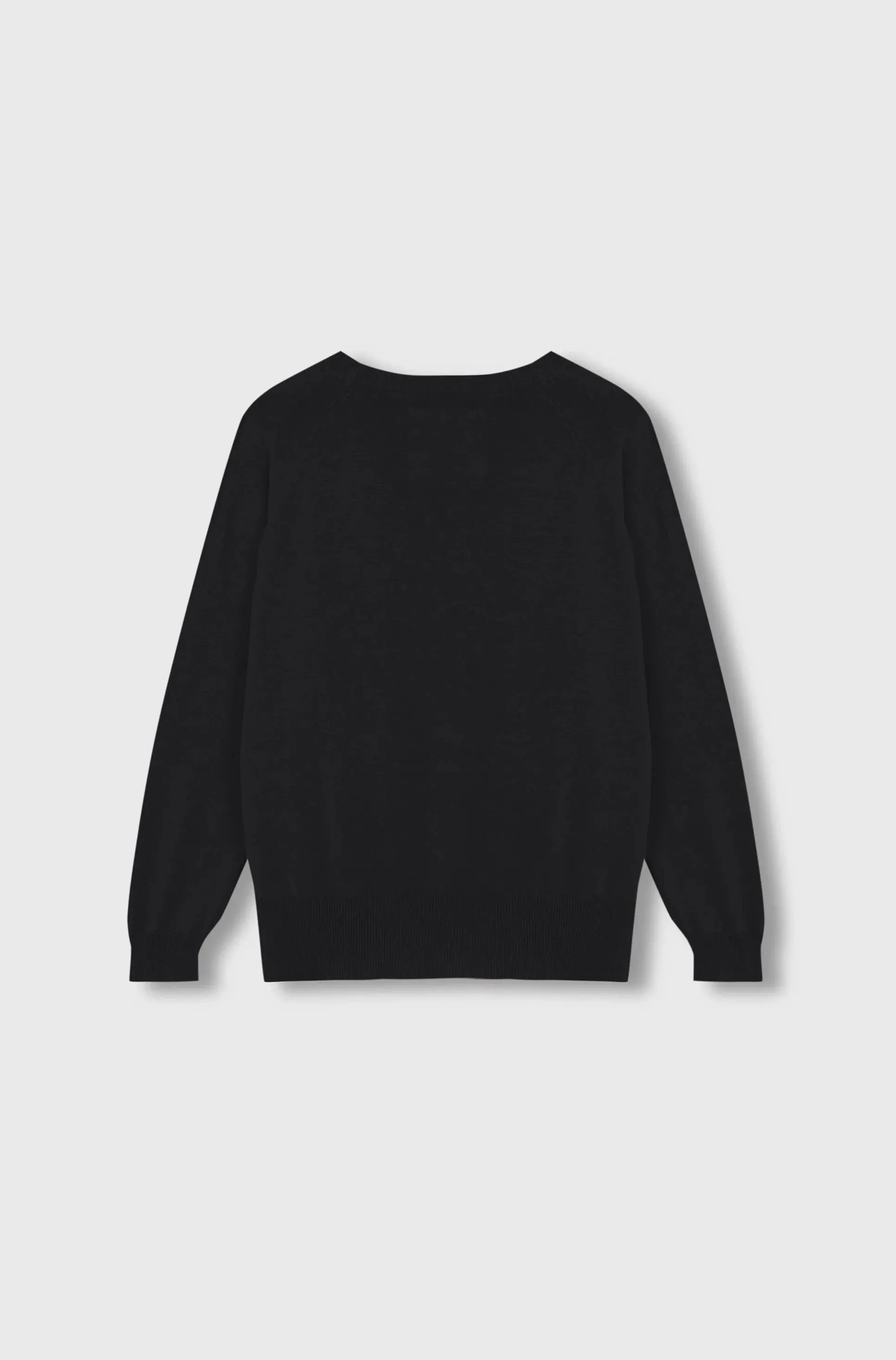 Silk Fretwork Sweater, Black