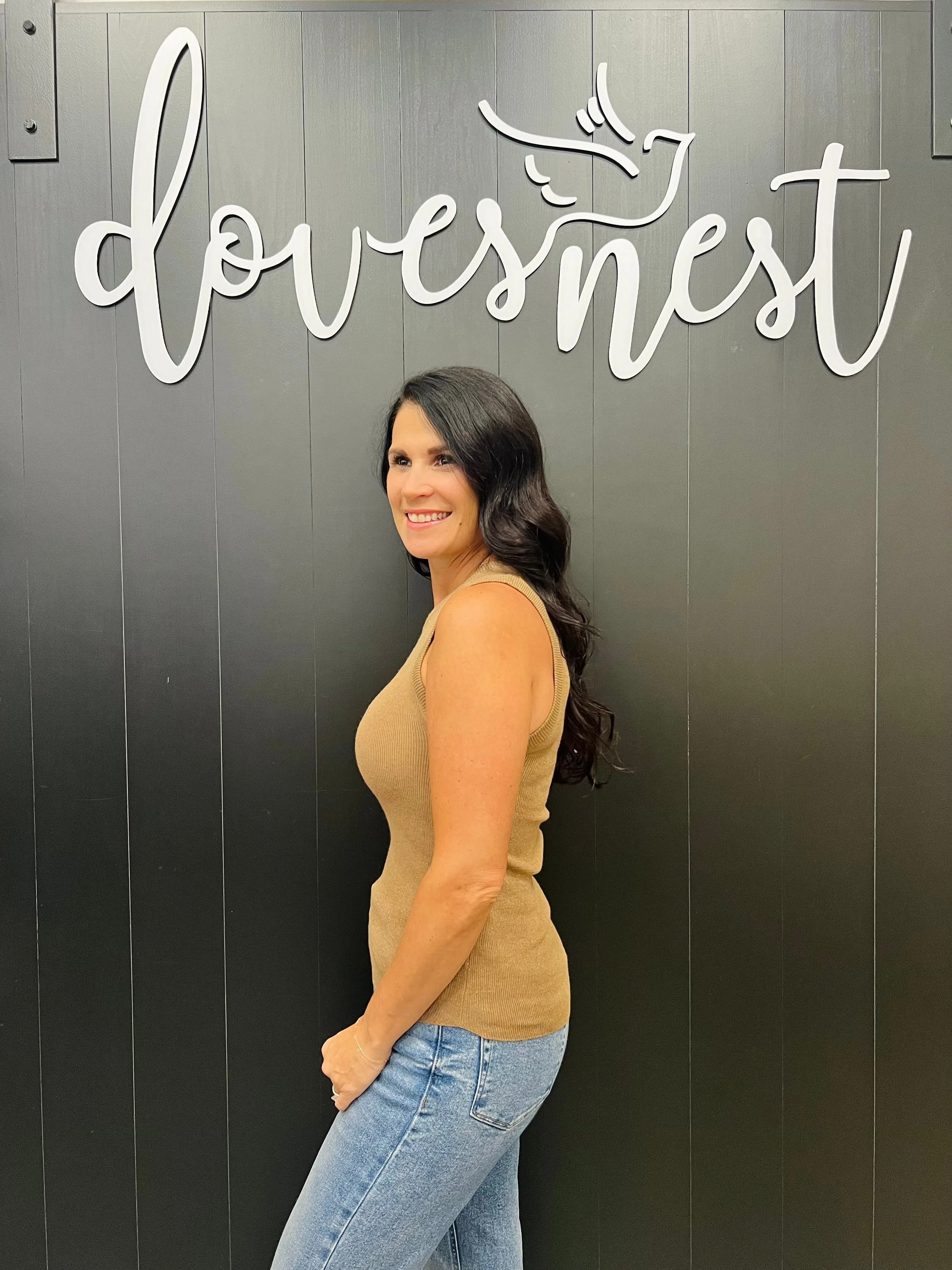 Sleeveless Rib Knit Top