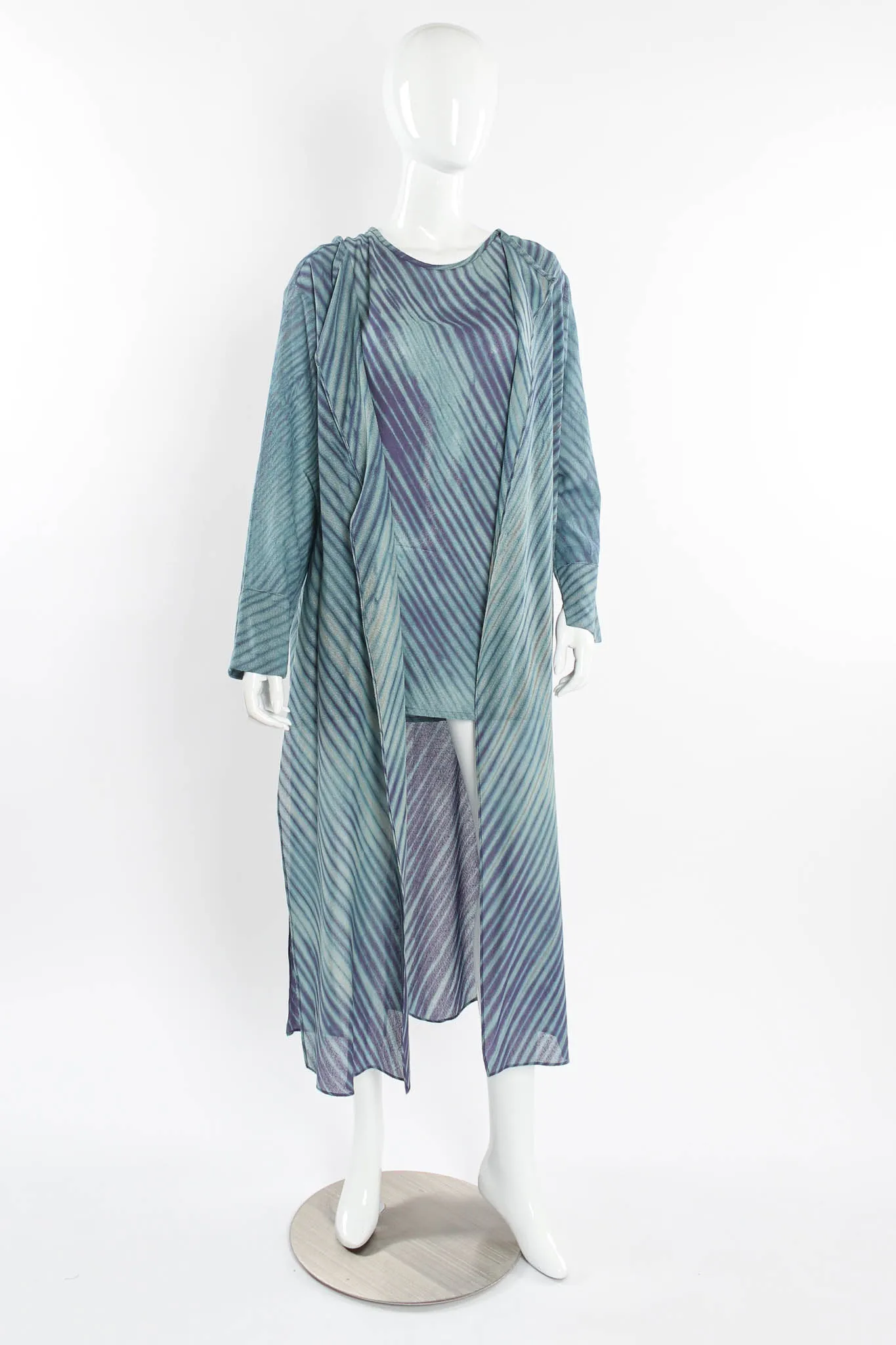 Stripe Tie-Dye Duster, Tank, & Pant (5 Piece Set)