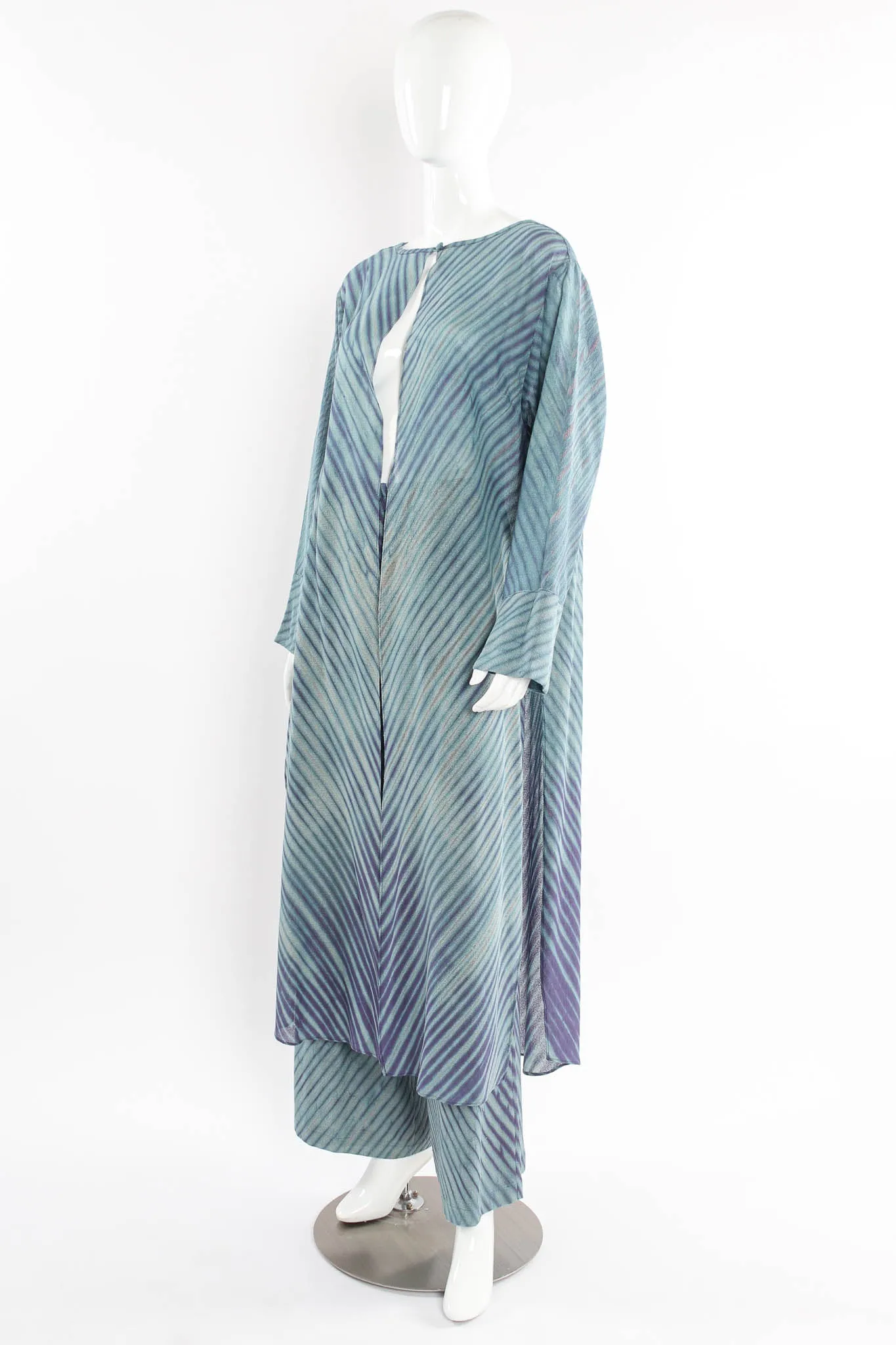 Stripe Tie-Dye Duster, Tank, & Pant (5 Piece Set)