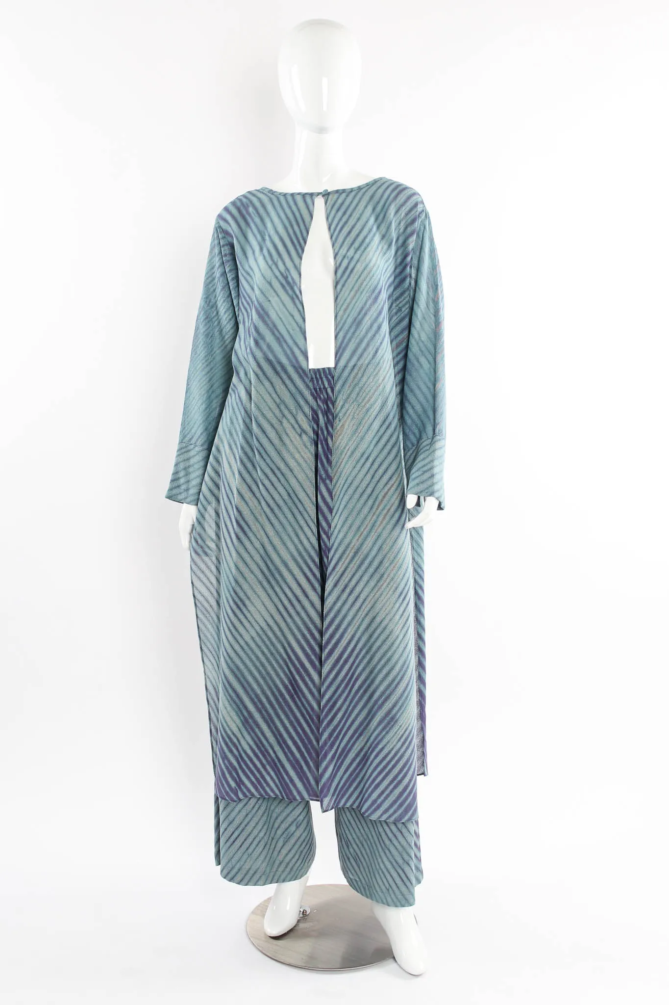 Stripe Tie-Dye Duster, Tank, & Pant (5 Piece Set)