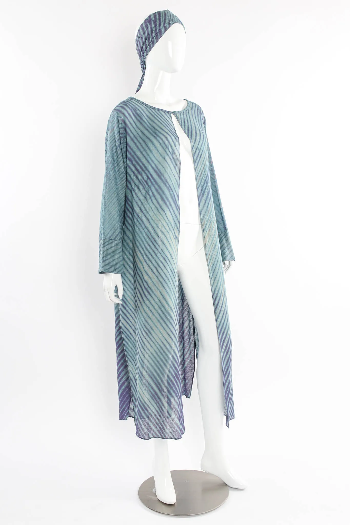 Stripe Tie-Dye Duster, Tank, & Pant (5 Piece Set)