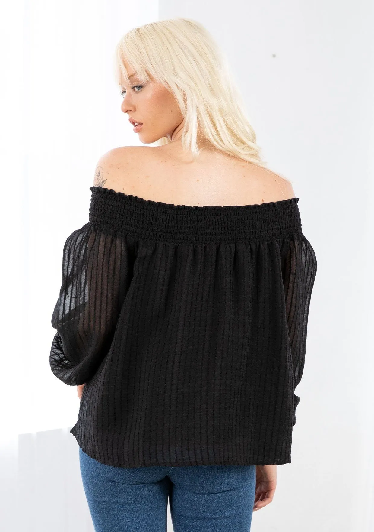 Sunny Afternoon Off Shoulder Top