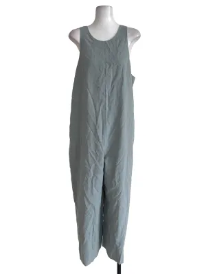 Teal Wide Strap Jumpsuit LB