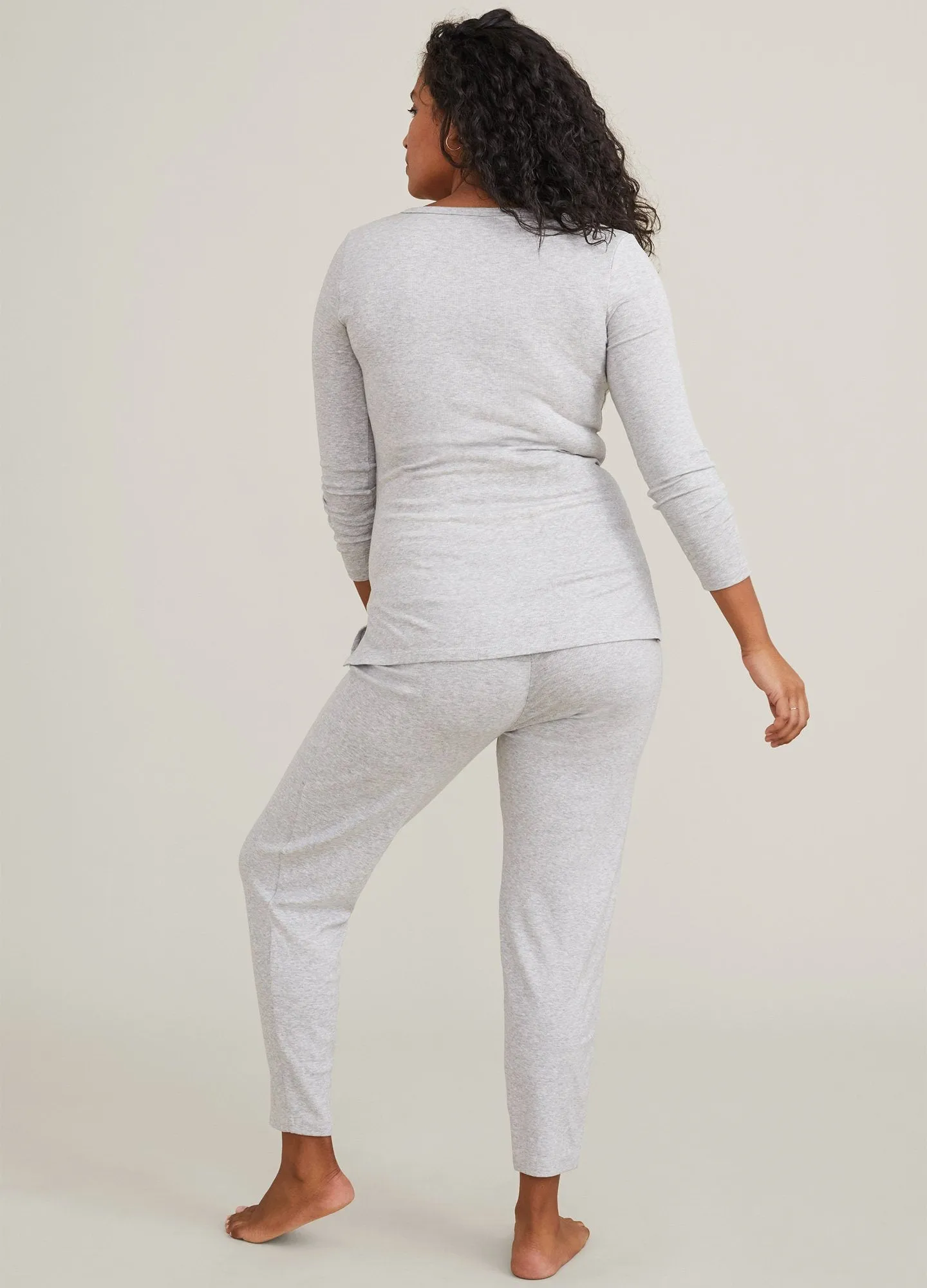 The Softest Rib Relaxed Nursing Henley