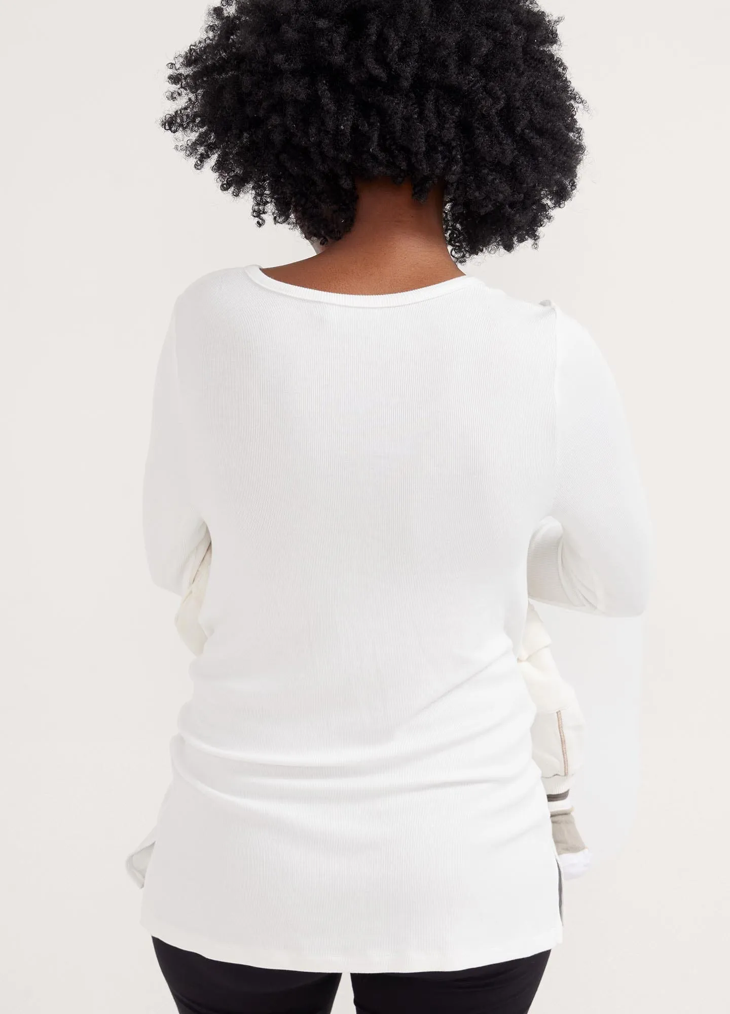 The Softest Rib Relaxed Nursing Henley