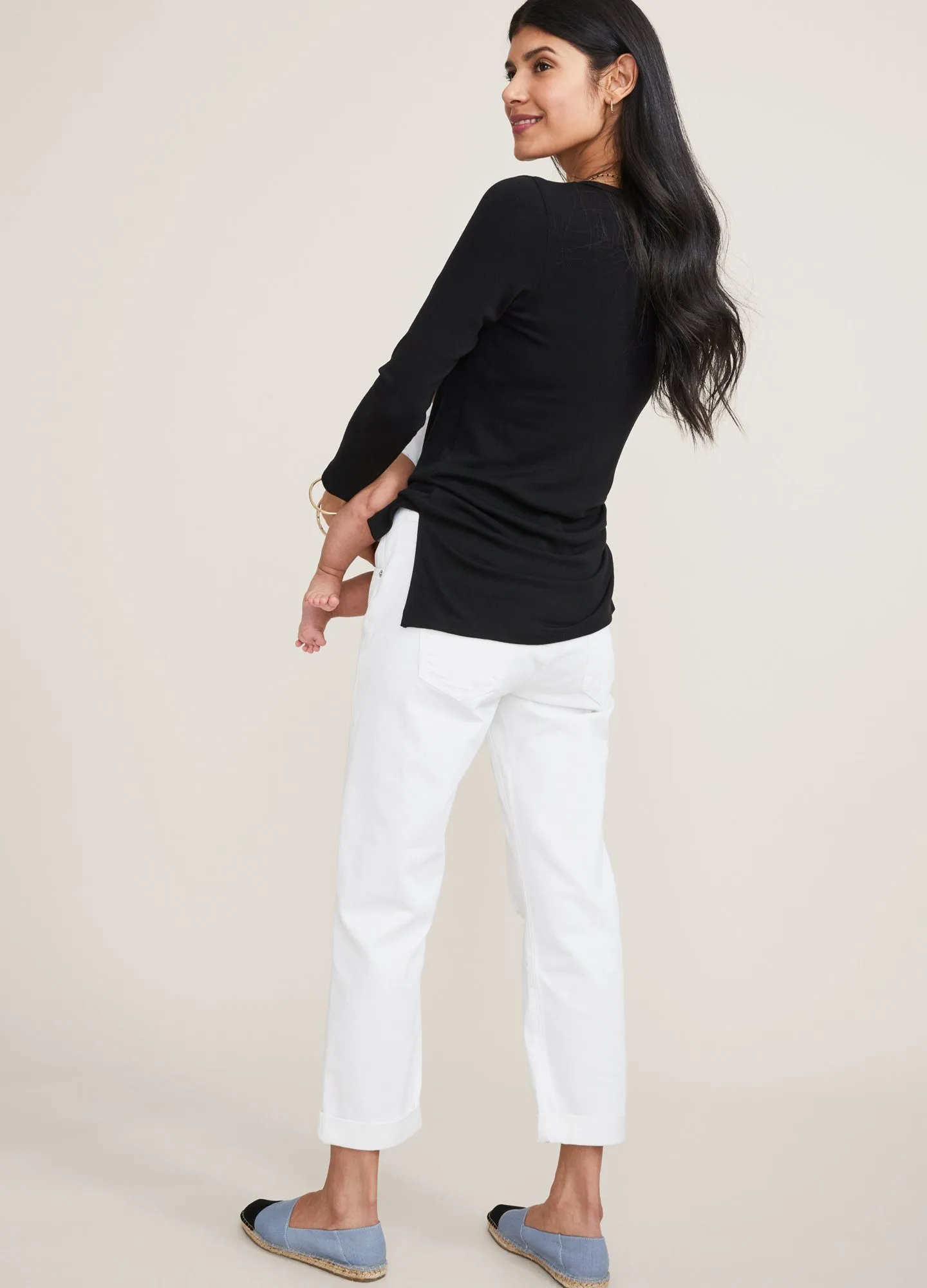The Softest Rib Relaxed Nursing Henley