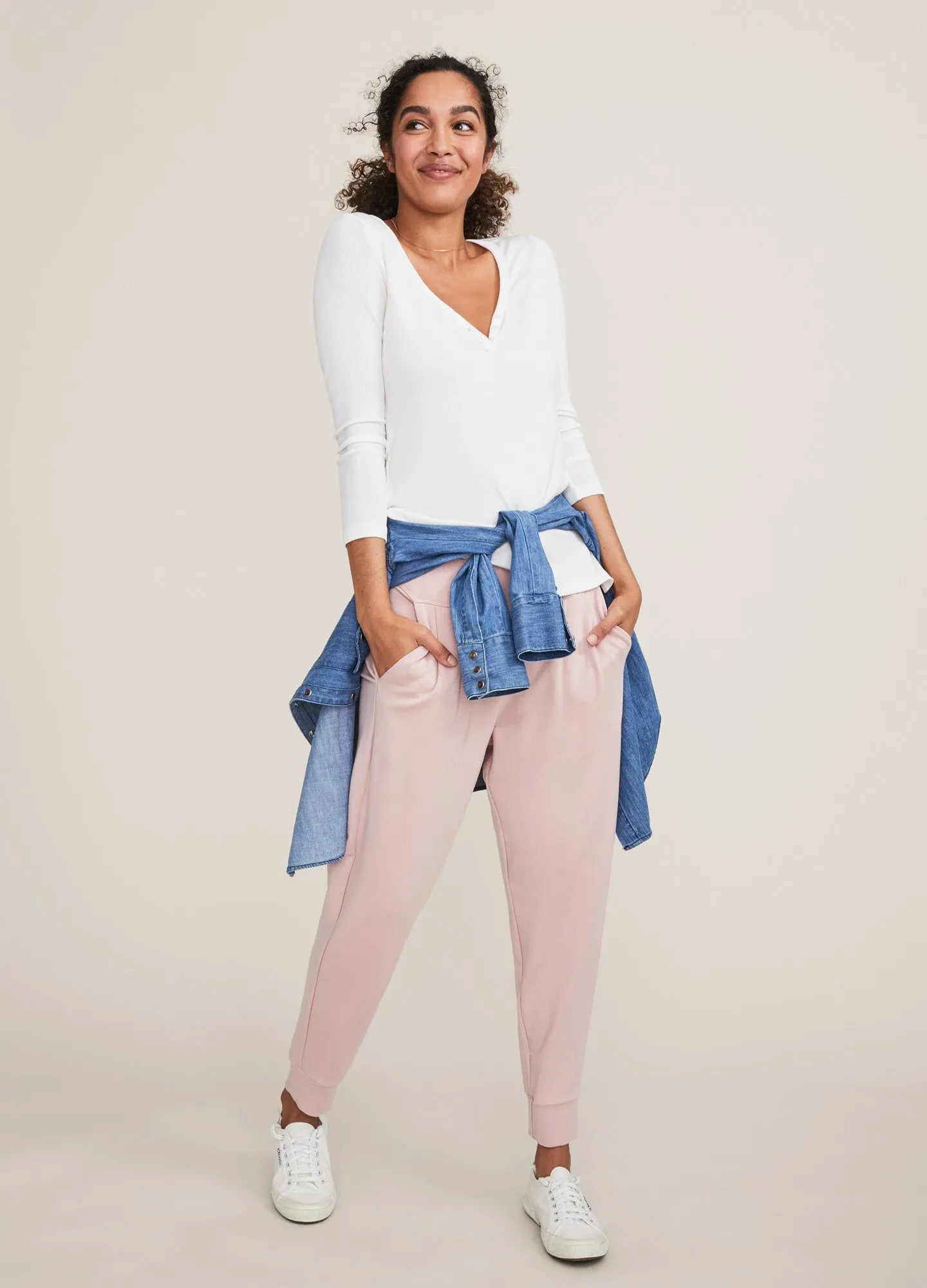 The Softest Rib Relaxed Nursing Henley
