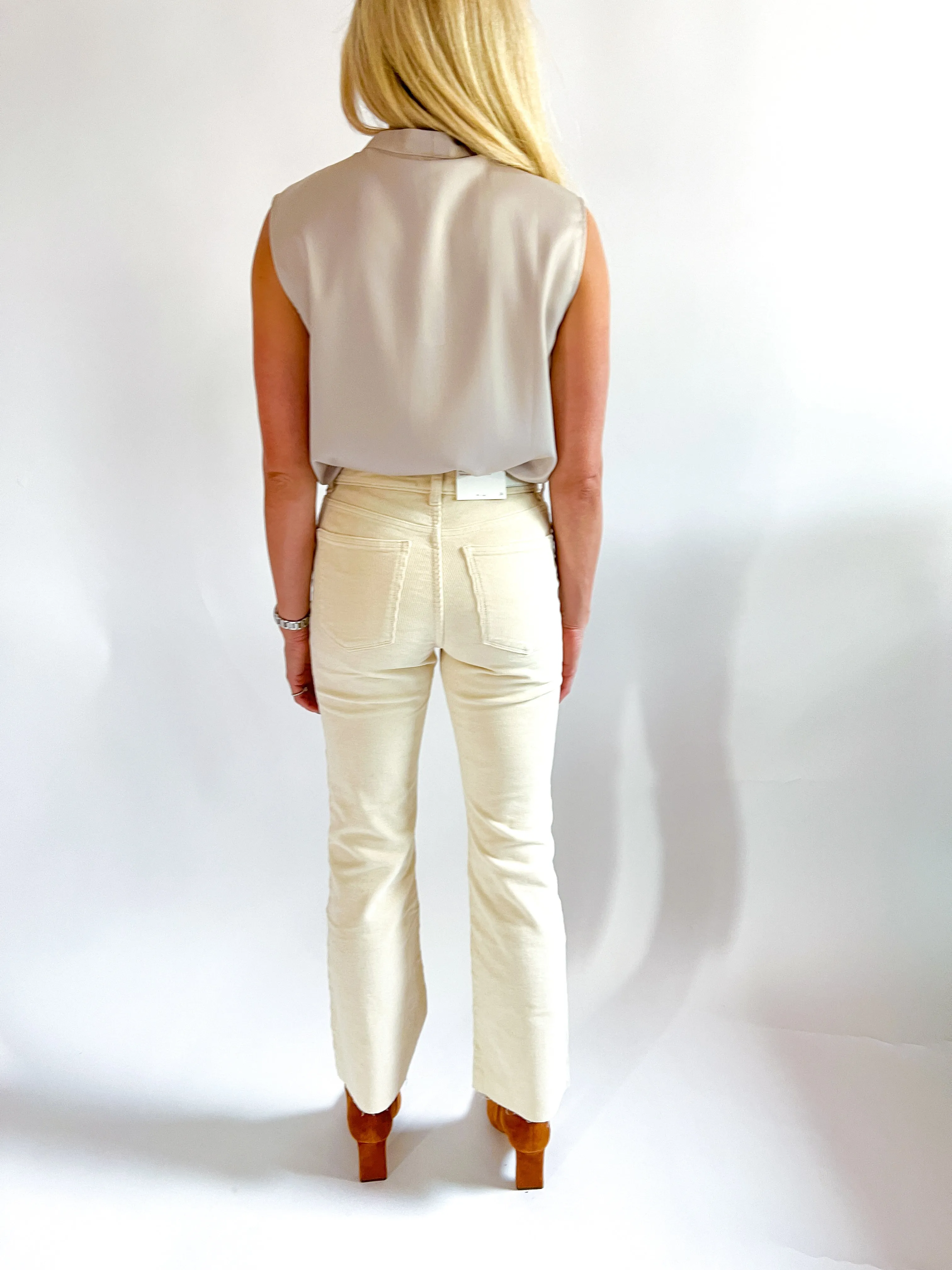 Tie Neck Satin Shell Top