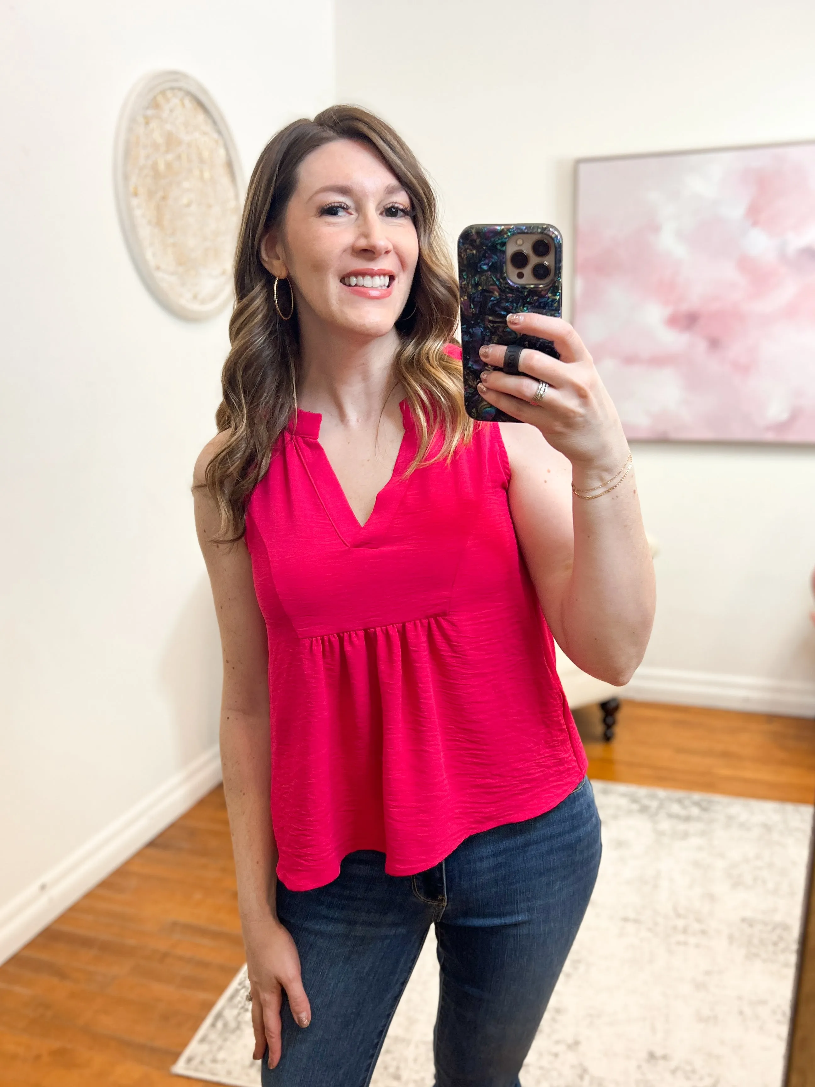 Trista Sleeveless Textured Top FINAL SALE